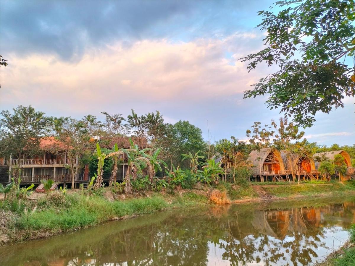Rice Straw Green Lodge- Resort Quan Tom Luaran gambar