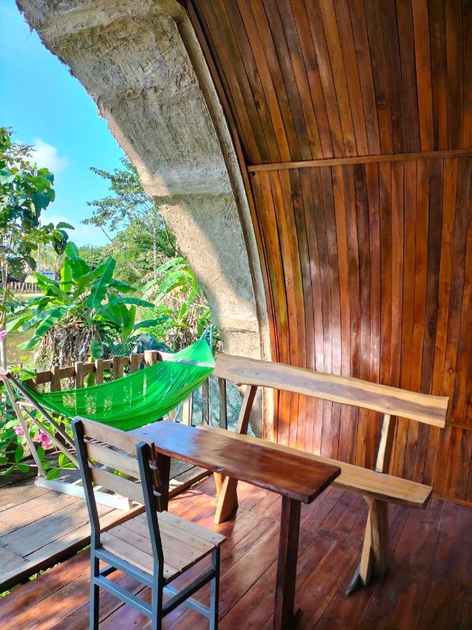 Rice Straw Green Lodge- Resort Quan Tom Luaran gambar